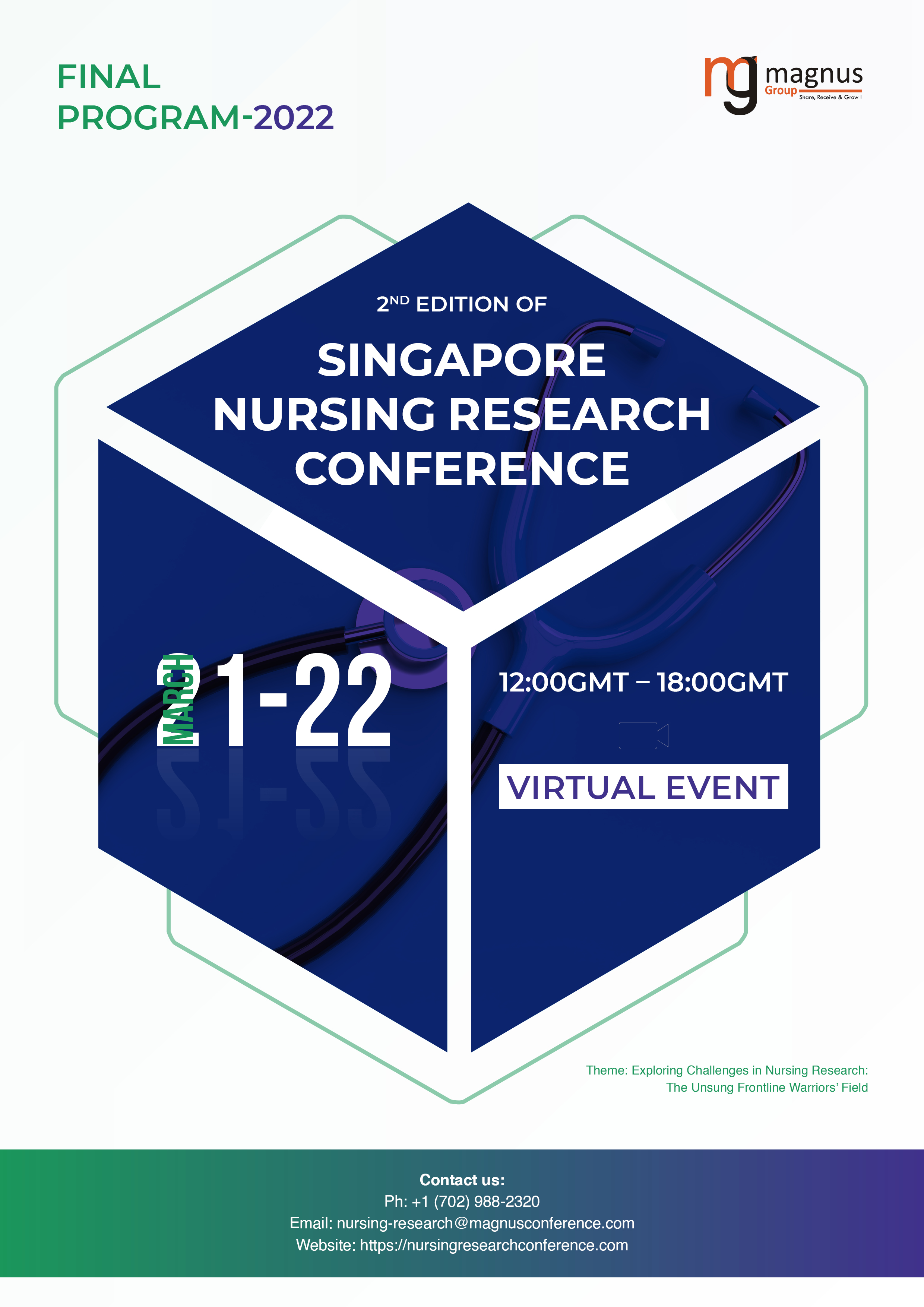 2nd Edition of Singapore Nursing Research Conference | Online Event Program